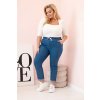 171719 13 dziny plus size art6015 s elastickym pasem velikost xl barva modra