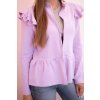 185252 3 damsky prehoz s volanky a stojackem velikost uni barva fialova