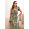 171827 22 damske bavlnene saty se zavazovacimi raminky a paisley vzorem