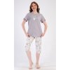 172244 9 damske pyzamo kapri alex
