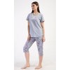 172256 3 damske pyzamo kapri mia