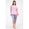 172265 8 damske pyzamo kapri miana