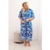 172856 1 damska plus size viskozova souprava s geometrickym potiskem