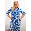172856 2 damska plus size viskozova souprava s geometrickym potiskem