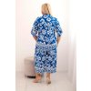 172856 3 damska plus size viskozova souprava s geometrickym potiskem