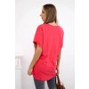 174362 33 bavlnene triko darla s kapsou velikost uni barva cervena