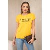 174254 9 tricko z limitovane edice velikost uni barva zluta
