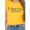 174254 11 tricko z limitovane edice velikost uni barva zluta