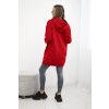 174197 1 mikina zuri s kapuci a nasivkami velikost uni barva cervena