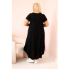 Dámské šaty Plus Size 21682 (Velikost UNI, Barva Černá)