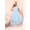 Dámské šaty Plus Size 21682 (Velikost UNI, Barva Černá)