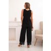 175994 18 damska souprava 557 z viskozy top kalhoty velikost uni barva cerna