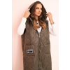 Dámská vesta 5393 Plus Size (Velikost UNI, Barva Černá)