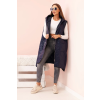 Dámská vesta 5393 Plus Size (Velikost UNI, Barva Černá)