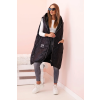 Dámská vesta 5393 Plus Size (Velikost UNI, Barva Černá)