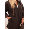 Dámská bunda 5614 Plus Size HOPE (Velikost UNI, Barva Černá)