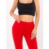 179498 12 damske teplaky b 006 74 basic feel good barva cervena velikost l