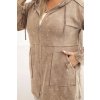 180908 7 damska mikina plus size my4151 s kapuci a kapsami velikost uni barva hneda
