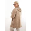 180908 8 damska mikina plus size my4151 s kapuci a kapsami velikost uni barva hneda