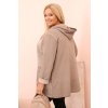 180914 10 damska mikina plus size my4146 s kapuci a potiskem bklyn velikost uni barva bezova