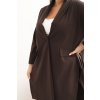 180851 29 damska parka plus size art23159 punto velikost uni barva hneda
