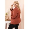 206822 1 damske sako 21454 plus size s dlouhym rukavem a limcem velikost uni barva fialova