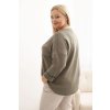 189446 41 damska mikina plus size 21771 s potiskem velikost uni barva smetanova
