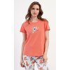 181469 3 damske pyzamo kapri koala barva oranzova velikost s