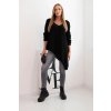 184472 13 svetr damsky vlneny asymetricky plus size s vystrihem do v velikost uni barva cerna