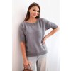 214940 21 damsky svetr z viskozy s kratkym rukavem ke velikost uni barva bezova