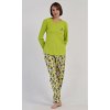 185018 5 damske pyzamo dlouhe zuzana barva zelena velikost s