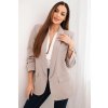 213524 5 damske sako 9709 s klopami velikost uni barva bezova