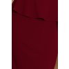 186212 5 elegantni midi saty s volanky burgundske barvy 192 6