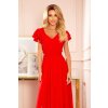 186674 1 lidia dlouhe saty s vystrihem a volankami cervene 310 2