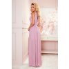 222449 1 justine dlouhe saty s vystrihem a zavazovanim spinave ruzove 362 3 velikost m barva ruzova
