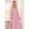 222449 2 justine dlouhe saty s vystrihem a zavazovanim spinave ruzove 362 3 velikost m barva ruzova