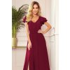 218843 2 lidia dlouhe saty s vystrihem a volany vinova barva 310 5 velikost s barva bordo