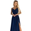 221984 7 chiara elegantni maxi saty na raminka tmave modre se trpytkami 299 10 velikost s barva modra