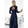 187511 4 amber krajkove dlouhe satenove saty s vystrihem tmave modre 309 7