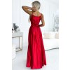 206342 3 juliet elegantni dlouhe satenove saty s vystrihem a rozparkem u nohavic cervene 512 5 velikost s barva cervena