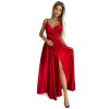 206342 8 juliet elegantni dlouhe satenove saty s vystrihem a rozparkem u nohavic cervene 512 5 velikost s barva cervena