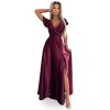 187724 6 crystal satenove dlouhe saty s vystrihem vinova barva 411 10
