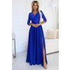 188054 amber elegantni krajkove dlouhe saty s vystrihem modre 309 12