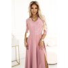 188207 1 amber elegantni dlouhe krajkove saty s vystrihem pudrove ruzove 309 13
