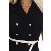 188471 5 elegantni midi kosilove saty se zlatymi knofliky a paskem cerne 596 3