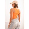 189437 22 damske tilko 64709 s ozdobnou nasivkou velikost uni barva oranzova