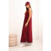 189458 5 damsky komplet 00103 s viskozou rozepinaci mikina dlouha sukne velikost uni barva bordo