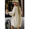 189923 2 modni oversized kardigan s ozdobnou brozi a praktickymi kapsami bezovy 628 1