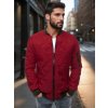 189941 27 panska bunda prosivana bomber jacket burgundska cerven dstreet tx2209 velikost m barva bordo