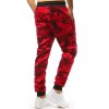 189959 7 cervene panske maskacove jogger teplaky dstreet ux1467 velikost m barva cervena
